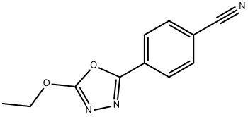 Benzonitrile, 4-(5-ethoxy-1,3,4-oxadiazol-2-yl)- (9CI) 结构式