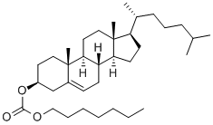胆固醇庚基碳酸盐 结构式