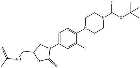 4-[4-[5-[(Acetylamino)methyl]-2-oxo-3-oxazolidinyl]-2-fluorophenyl]-1-piperazinecarboxylic acid tert-butyl ester|4-[4-[5-[(乙酰氨基)甲基]-2-氧代-3-恶唑烷基]-2-氟苯基]-1-哌嗪甲酸叔丁酯