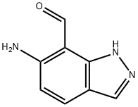 1H-Indazole-7-carboxaldehyde,  6-amino-|