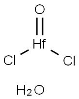 HAFNIUM OXYCHLORIDE HYDRATE Structure