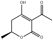 2H-Pyran-2-one, 3-acetyl-5,6-dihydro-4-hydroxy-6-methyl-, (S)- (9CI) Structure