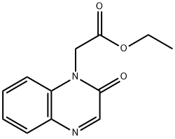 ethyl 2-(2-oxo-1,2-dihydroquinoxalin-1-yl)acetate Struktur