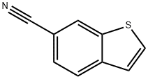 1-苯并噻吩-6-腈 结构式
