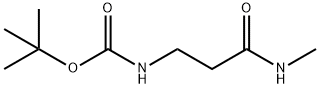 Carbamic acid, [3-(methylamino)-3-oxopropyl]-, 1,1-dimethylethyl ester (9CI) Struktur