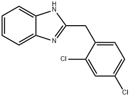 1H-Benzimidazole,2-[(2,4-dichlorophenyl)methyl]- Structure