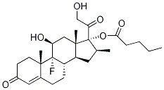 1,2-Dihydro BetaMethasone 17-Valerate 化学構造式
