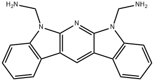 5,7-bis(aminomethyl)diindolo(2,3-b:3',2'-e)pyridine Structure