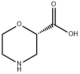(S)-morpholine-2-carboxylic acid Struktur