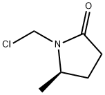 (R)-1-(CHLOROMETHYL)-5-METHYL-2-PYRROLIDINONE Struktur