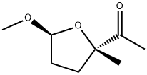 Ethanone, 1-(tetrahydro-5-methoxy-2-methyl-2-furanyl)-, trans- (9CI) 结构式