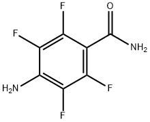 4-アミノ-2,3,5,6-テトラフルオロベンズアミド 化学構造式
