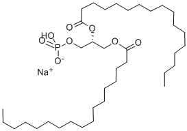 1,2-DIHEPTADECANOYL-SN-GLYCERO-3-PHOSPHATE (SODIUM SALT);17:0 PA 结构式