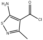 4-Isothiazolecarbonyl chloride, 5-amino-3-methyl- (9CI),154807-47-3,结构式