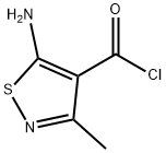 4-Isothiazolecarbonyl chloride, 5-amino-3-methyl- (9CI) Structure