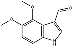 4,5-DIMETHOXY-1H-INDOLE-3-CARBALDEHYDE 结构式