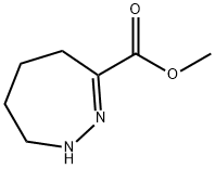 1H-1,2-Diazepine-3-carboxylicacid,4,5,6,7-tetrahydro-,methylester(9CI) 化学構造式
