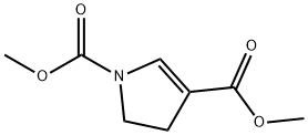 1H-Pyrrole-1,3-dicarboxylic  acid,  4,5-dihydro-,  dimethyl  ester  (9CI) Struktur