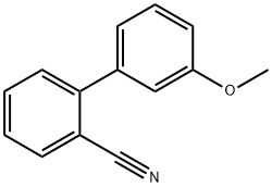 2-(3-Methoxyphenyl)benzonitrile 结构式