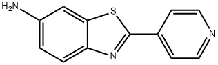 2-PYRIDIN-4-YL-BENZOTHIAZOL-6-YLAMINE 结构式