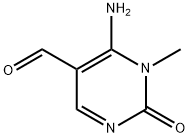 5-Pyrimidinecarboxaldehyde, 6-amino-1,2-dihydro-1-methyl-2-oxo- (9CI) Structure