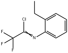 N-(2-ETHYLPHENYL)-2,2,2-TRIFLUOROACETIMIDOYL 结构式