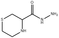 3-Thiomorpholinecarboxylicacid,hydrazide(9CI) 结构式