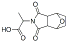 4,7-Epoxy-2H-isoindole-2-acetic  acid,  octahydro--alpha--methyl-1,3-dioxo- Structure