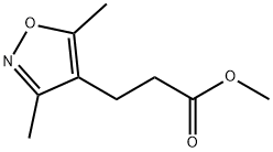 3-(3,5-ジメチルイソキサゾール-4-イル)プロパン酸メチル 化学構造式