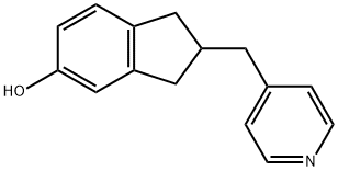 2-(pyridin-4-ylmethyl)-2,3-dihydro-1H-inden-5-ol Structure