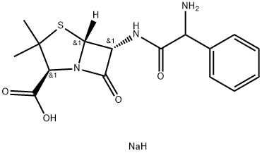 15497-42-4 4-Thia-1-azabicyclo[3.2.0]heptane-2-carboxylic acid, 6-(2-amino-2-phenylacetamido)-3,3-dimethyl-7-oxo-, monosodium salt (8CI)