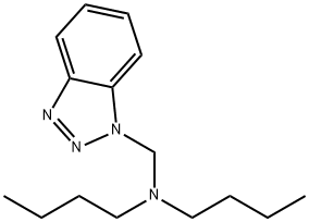 N,N-dibutyl-1H-benzotriazole-1-methylamine Structure