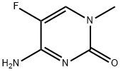 5-FLUORO-1-METHYL-CYTOSINE,155-15-7,结构式