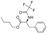 N-(トリフルオロアセチル)-L-フェニルアラニンブチル 化学構造式