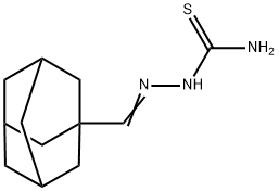 1-Adamantanecarbaldehydethiosemicarbazone 化学構造式