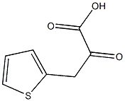 2-オキソ-3-(2-チエニル)プロパン酸 化学構造式