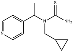 Thiourea,  N-(cyclopropylmethyl)-N-[1-(4-pyridinyl)ethyl]- 结构式
