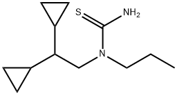 Thiourea,  N-(2,2-dicyclopropylethyl)-N-propyl- 结构式