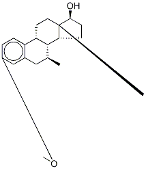 (7α,17β)-3-Methoxy-7-Methyl-estra-1,3,5(10)-trien-17-ol Struktur
