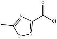 1,2,4-Oxadiazole-3-carbonyl chloride, 5-methyl- (9CI),155062-48-9,结构式