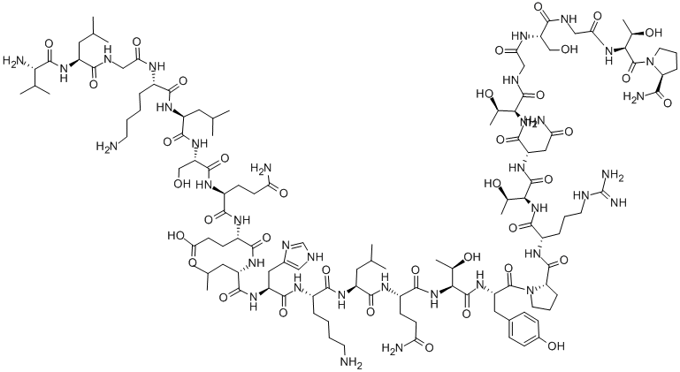 CALCITONIN (8-32) (SALMON I) Structure
