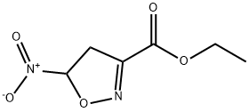 3-Isoxazolecarboxylicacid,4,5-dihydro-5-nitro-,ethylester(9CI) 结构式