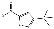Isoxazole, 3-(1,1-dimethylethyl)-5-nitro- (9CI) Structure
