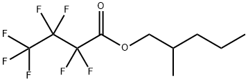 1-Heptafluorobutyryloxy-2-methylpentane Structure