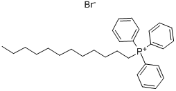 Dodecyltriphenylphosphonium bromide Struktur