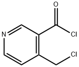 3-Pyridinecarbonylchloride,4-(chloromethyl)-(9CI) Structure