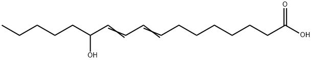 12-hydroxy-8,10-heptadecadienoic acid Struktur