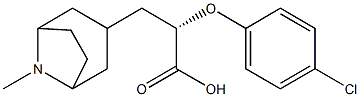 N-methyltropan-3-yl 2-(4-chlorophenoxy)propionate Structure