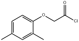 2-(2,4-二甲基苯氧基)乙酰氯化物, 15516-45-7, 结构式