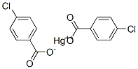 mercury bis(4-chlorobenzoate)  Struktur